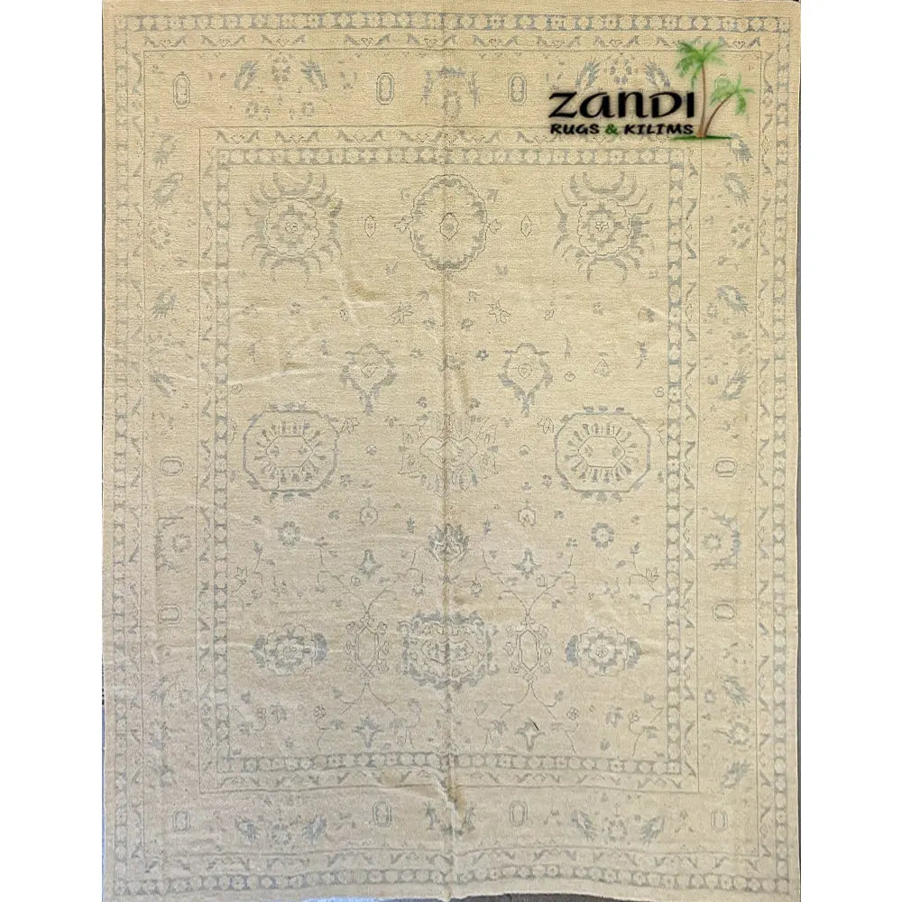 One Of The Kind Afghani Khotan Rug 10'0" x 11'10" zandirugs